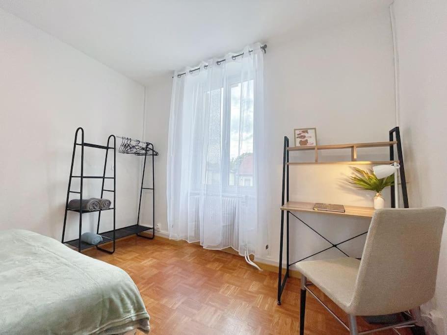 1 Appartement 3P Ideal Famille Travail Renove Lumineux Parking Gratuit Mulhouse Exterior photo