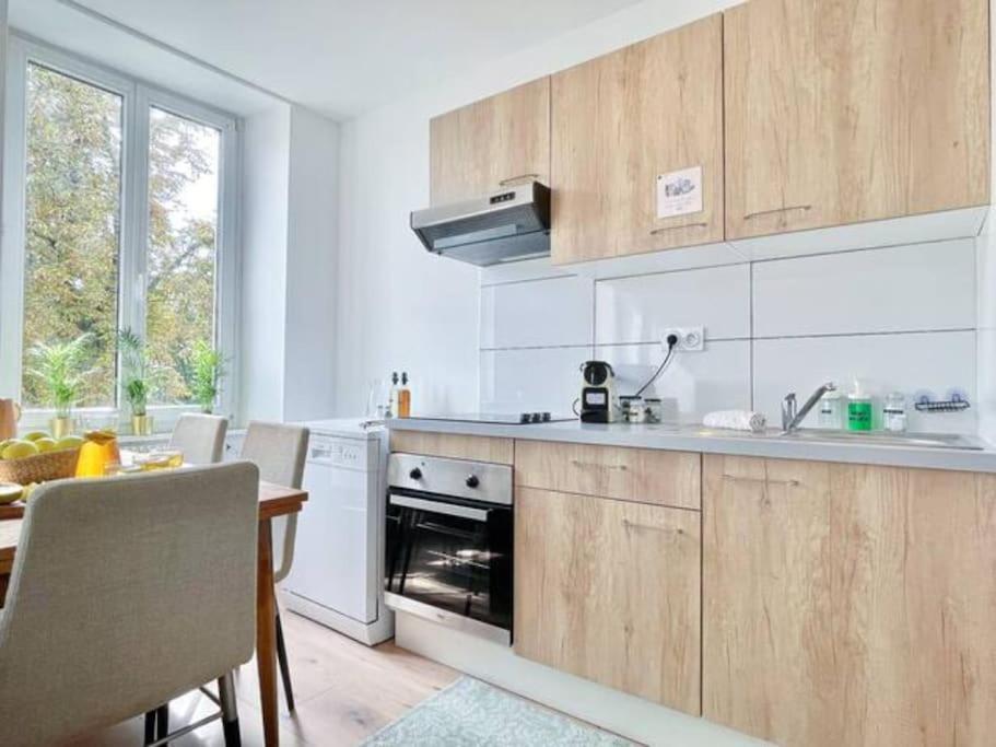1 Appartement 3P Ideal Famille Travail Renove Lumineux Parking Gratuit Mulhouse Exterior photo